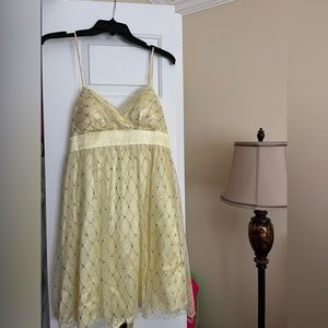 Yellow homecoming dress